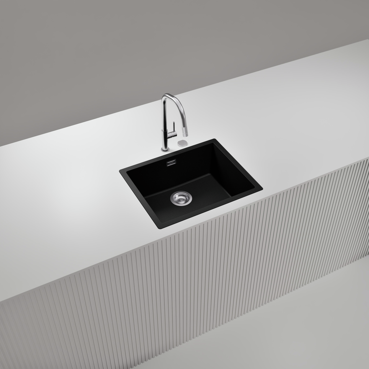 Dřez FORMHAUS D-100LS NERO